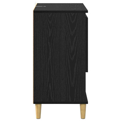 Credenza Rovere nero 35 x 60 x 70 cm Legno multistrato