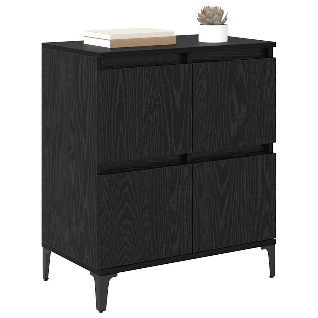 Credenza Rovere Nero 60 x 35 x 70 cm