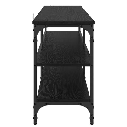 Mobile TV Rovere Nero 160 x 30 x 50 cm