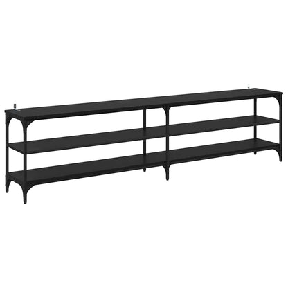 Mobile TV Rovere Nero 200 x 30 x 50 cm