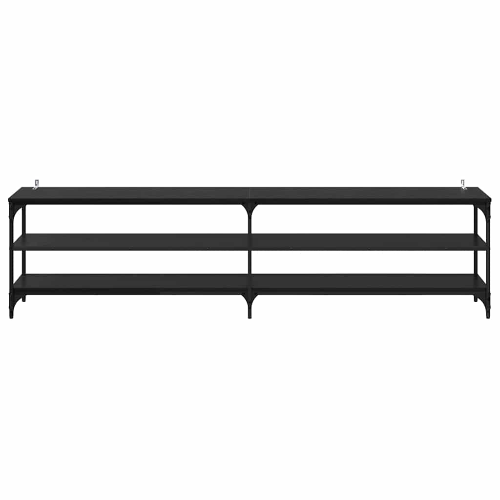 Mobile TV Rovere Nero 200 x 30 x 50 cm