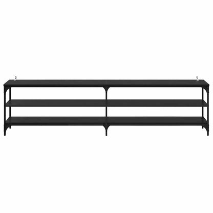 Mobile TV Rovere Nero 200 x 30 x 50 cm