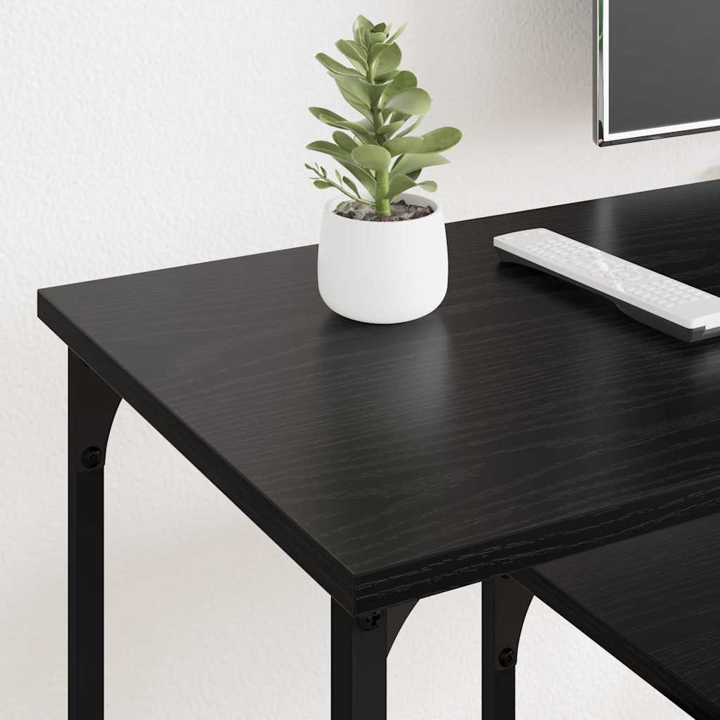 Mobile TV Rovere Nero 102 x 35 x 45,5 cm