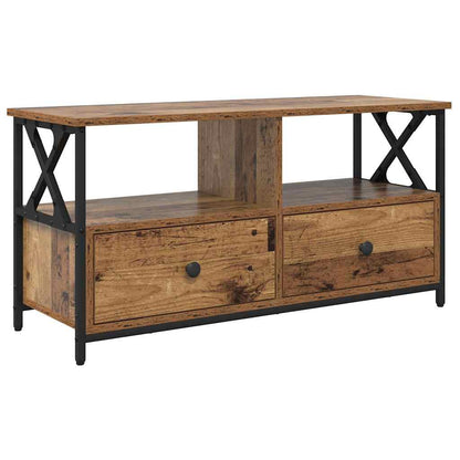 Mobile TV con cassetto Legno vecchio 90 x 33 x 45 cm | homemem39