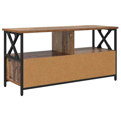 Mobile TV con cassetto Legno vecchio 90 x 33 x 45 cm