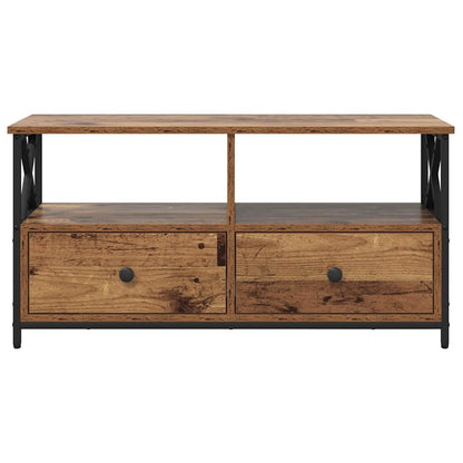 Mobile TV con cassetto Legno vecchio 90 x 33 x 45 cm