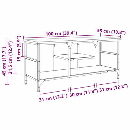Mobile TV Rovere artigianale 100 x 35 x 45 cm