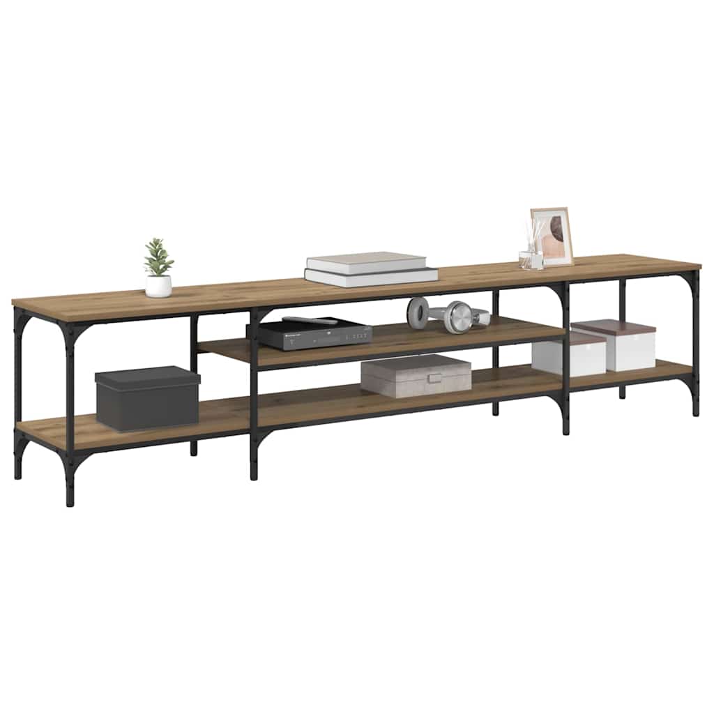 Mobile TV Rovere artigianale 201 x 35 x 45 cm