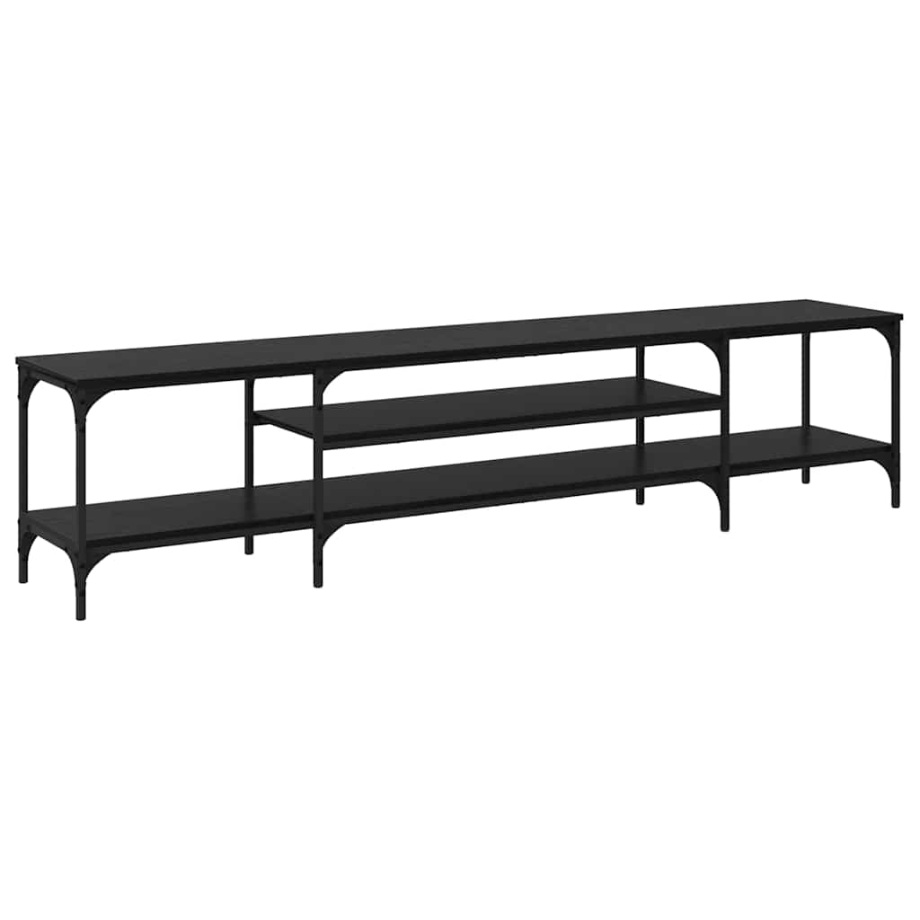 Mobile TV Rovere Nero 201 x 35 x 45 cm