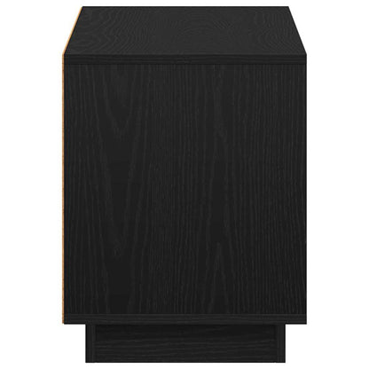 Mobile TV Rovere Nero 102 x 35 x 45 cm Legno multistrato