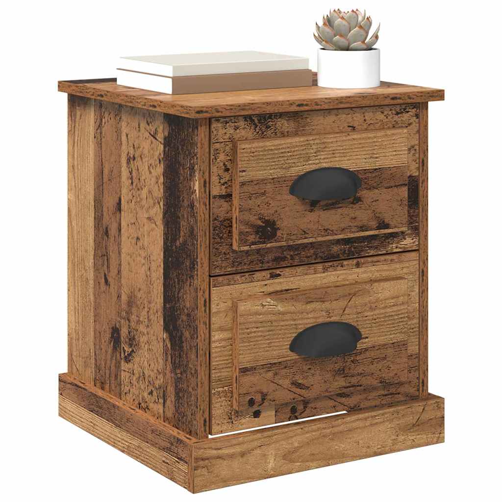 Armadio da Notte 2 pcs Legno vecchio 39 x 39 x 47.5 cm | homemem39