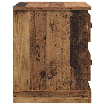 Armadio da Notte 2 pcs Legno vecchio 39 x 39 x 47.5 cm | homemem39