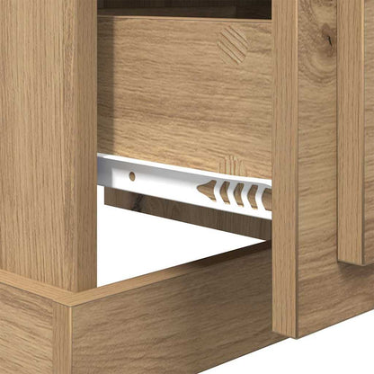 Armadio da Notte Rovere artigianale 39 x 39 x 47.5 cm | homemem39