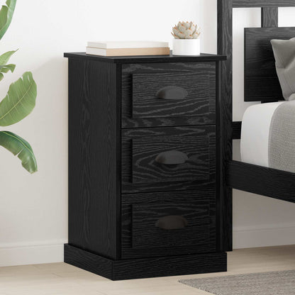 Armadio da Notte Rovere Nero 39 x 39 x 67,5 cm | homemem39