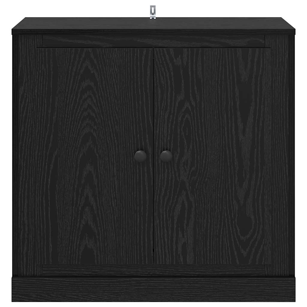 Credenza Rovere Nero 70 x 35,5 x 67,5 cm Legno multistrato