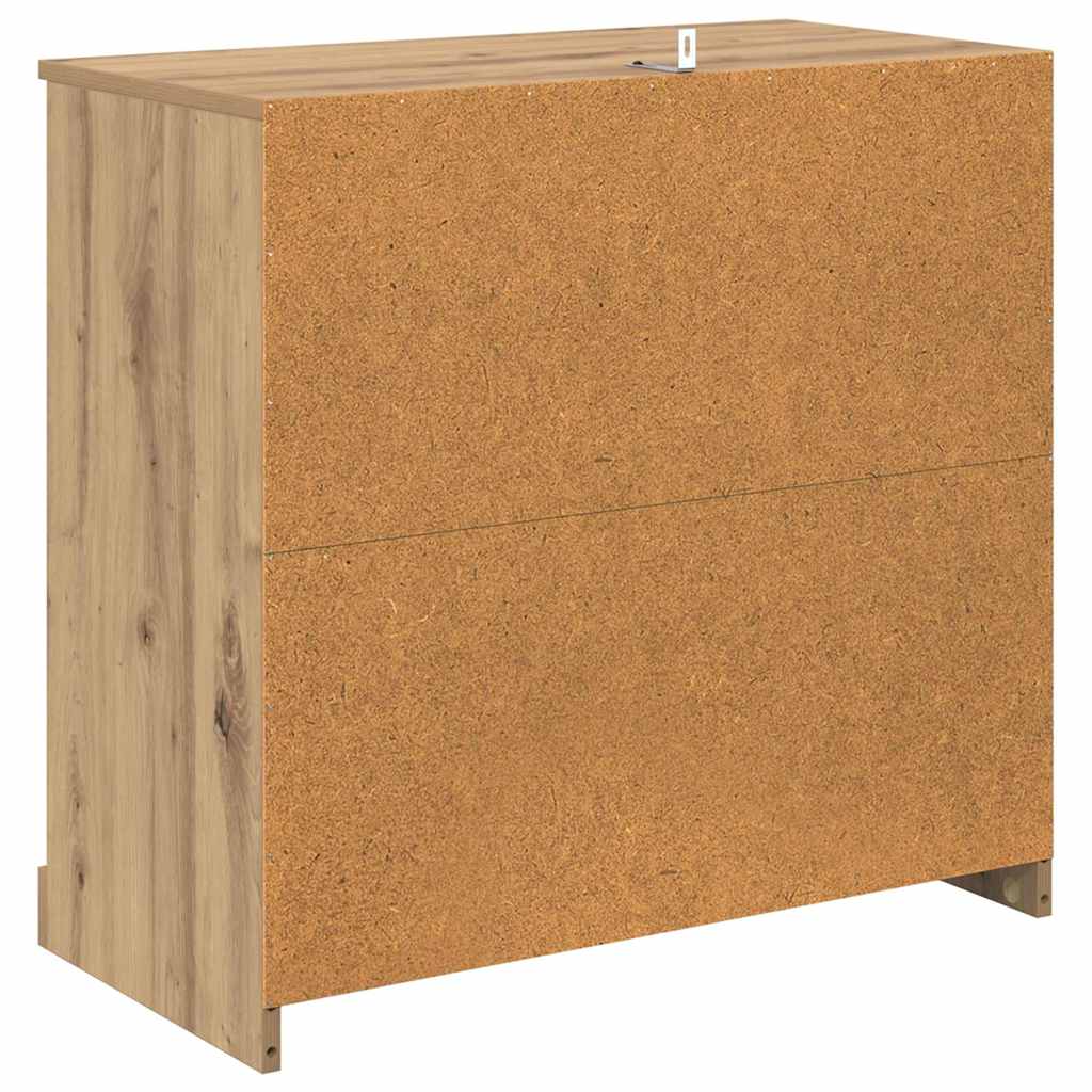 Credenza con cassetto Rovere artigianale 70 x 35,5 x 67,5 cm