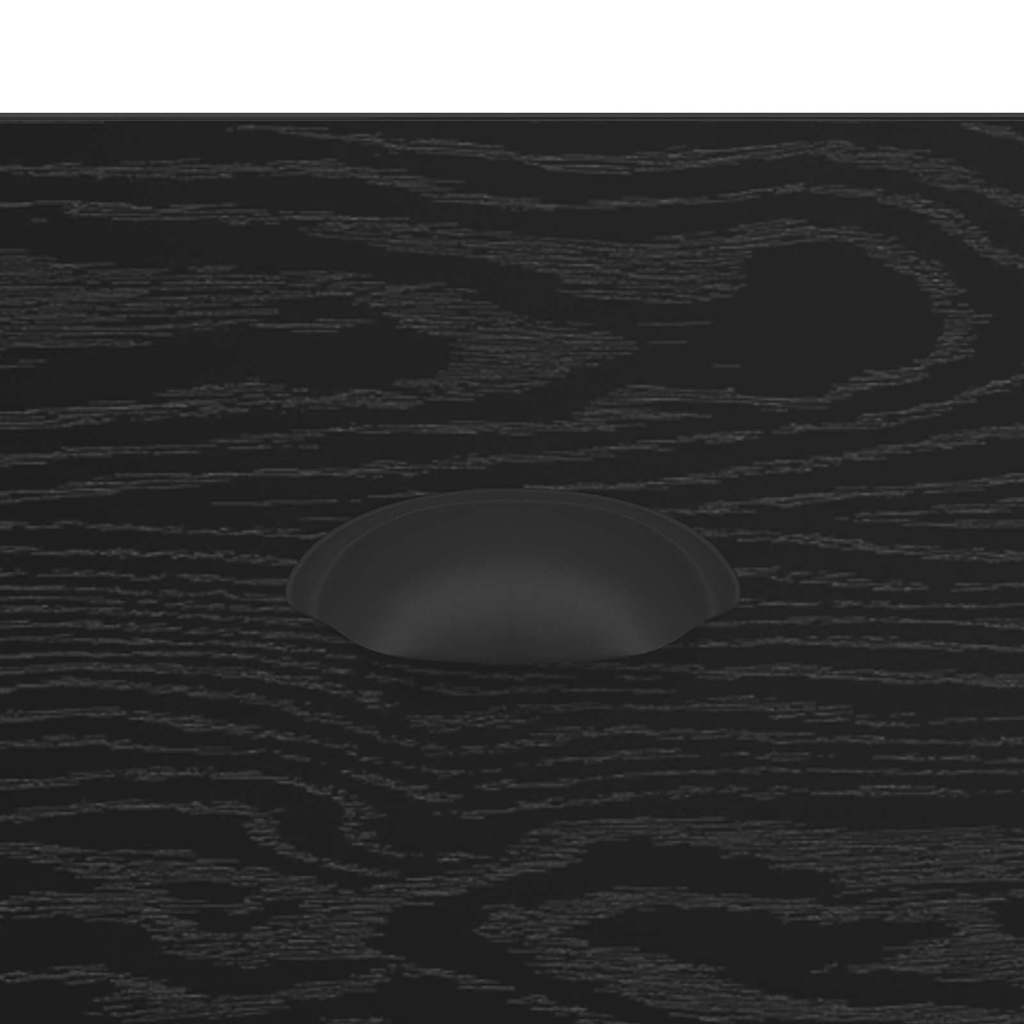 Credenza Rovere Nero 70 x 35,5 x 67,5 cm Legno multistrato