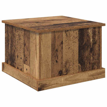 Tavolino da salotto con cassetto Legno vecchio 50 x 50 x 35 cm | homemem39