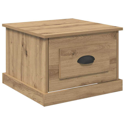 Tavolino da salotto Rovere artigianale 50 x 50 x 35 cm