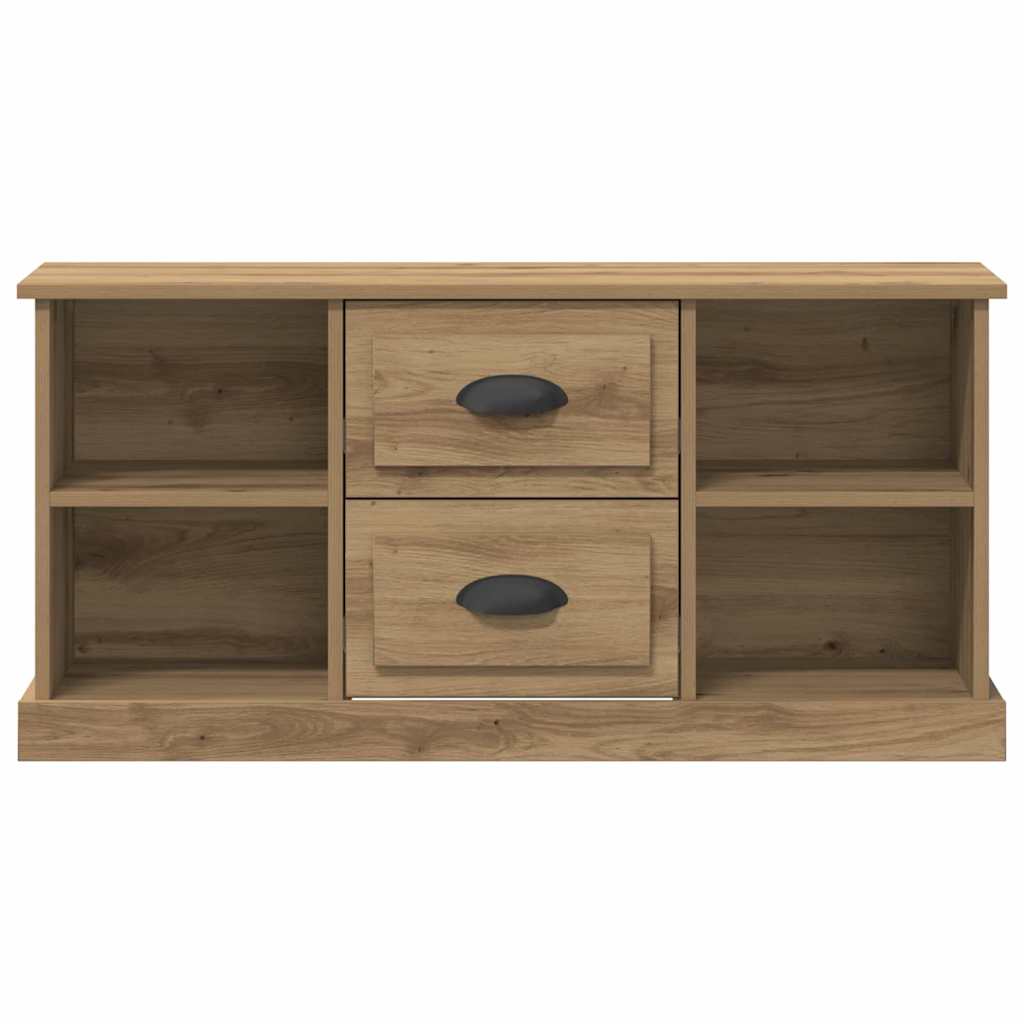 Mobile TV con cassetto Rovere artigianale 99,5 x 35,5 x 48 cm
