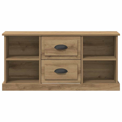 Mobile TV con cassetto Rovere artigianale 99,5 x 35,5 x 48 cm