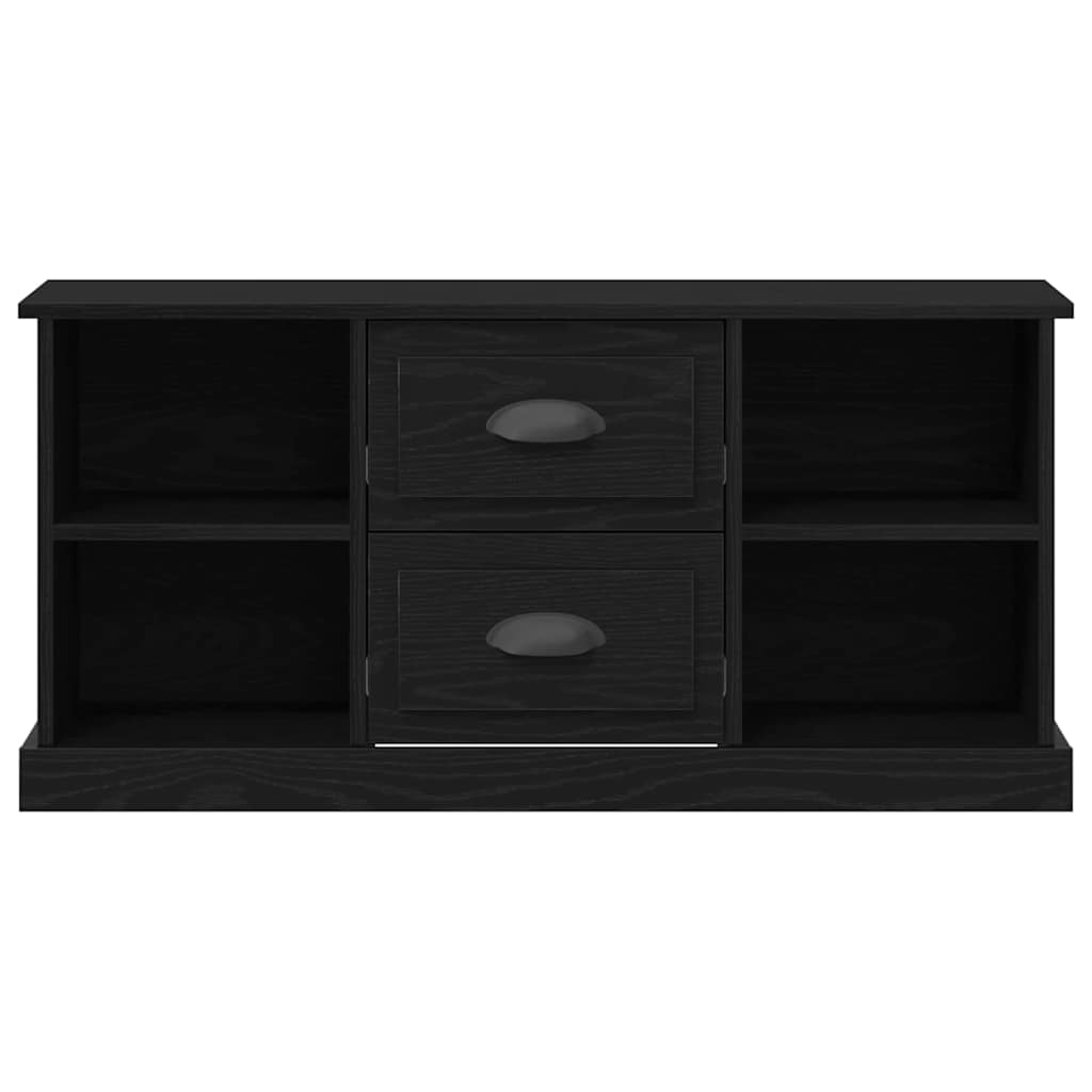 Mobile TV Rovere Nero 99,5 x 35,5 x 48 cm Legno multistrato