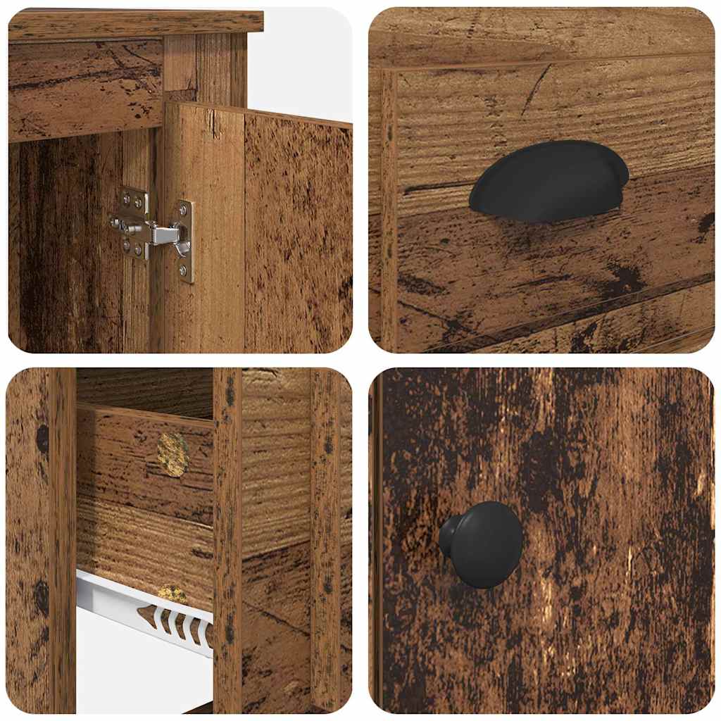 Credenza Legno vecchio 60 x 35,5 x 103,5 cm Legno multistrato