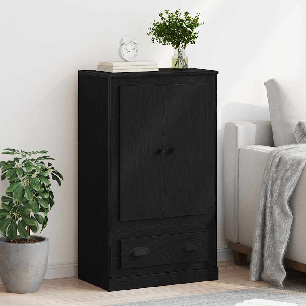 Credenza Rovere Nero 60 x 35,5 x 103,5 cm Legno multistrato