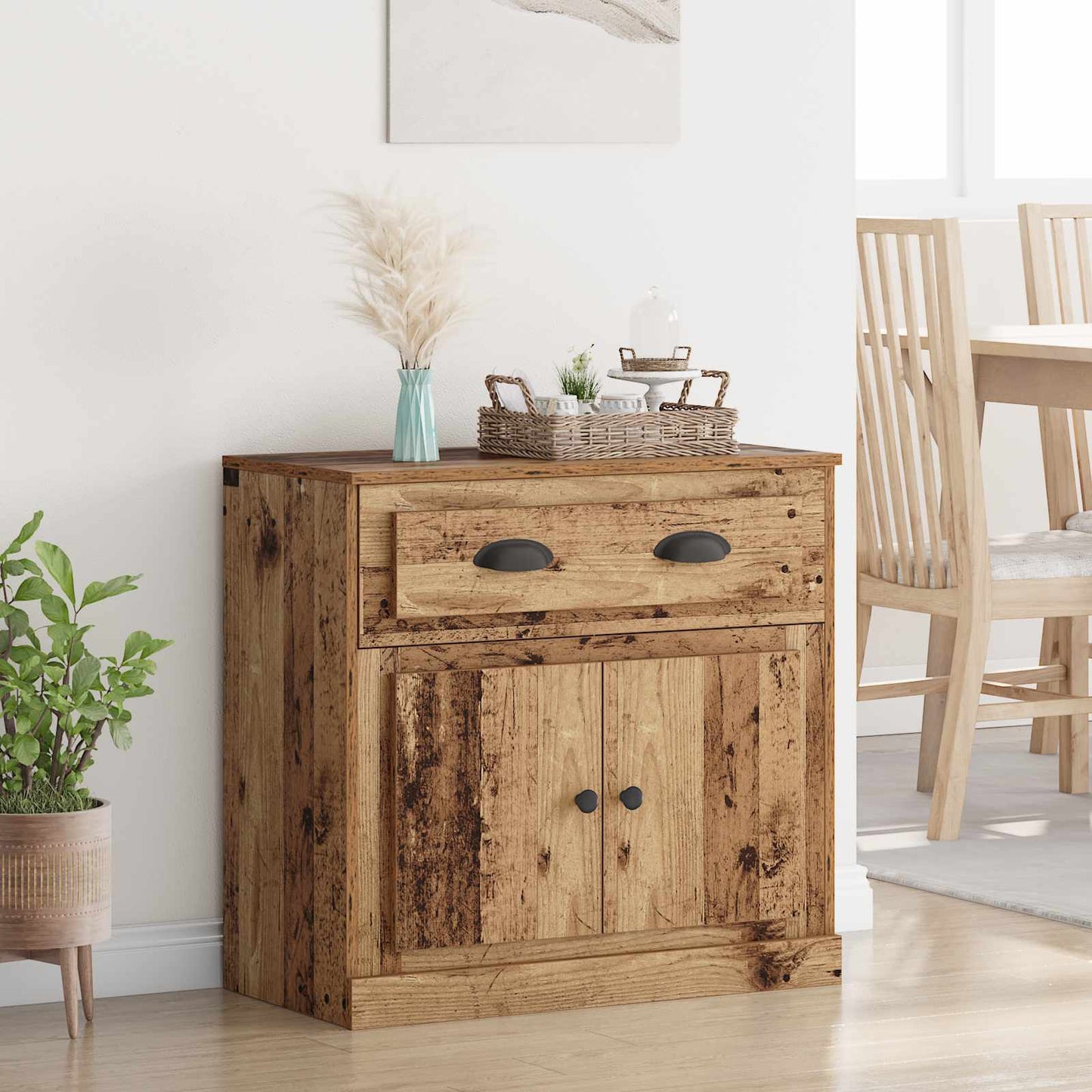 Credenza Legno vecchio 70 x 35,5 x 67,5 cm Legno ingegnerizzato