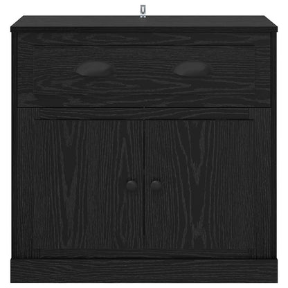 Credenza Rovere Nero 70 x 35,5 x 67,5 cm Legno multistrato