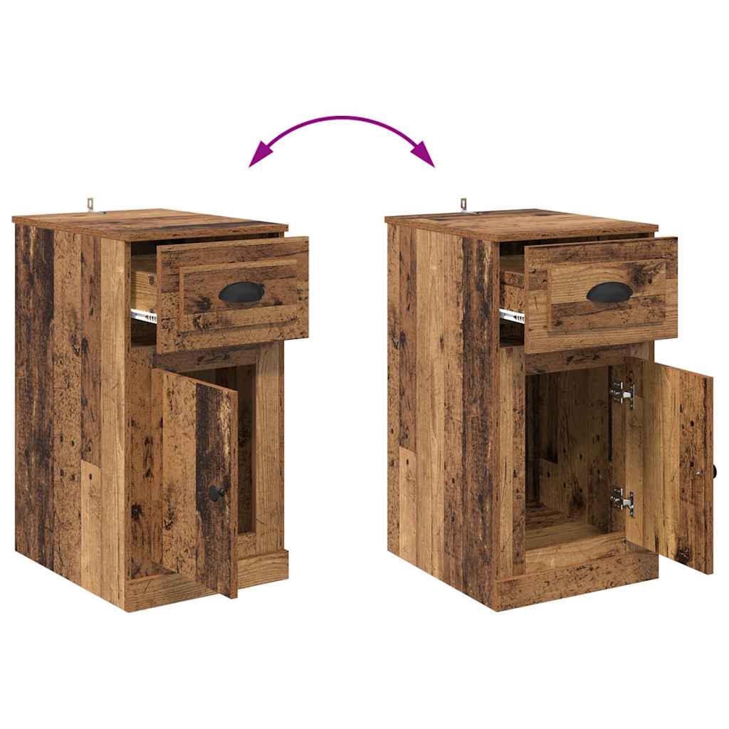 Mobile laterale Legno vecchio 40 x 50 x 75 cm Legno multistrato | homemem39