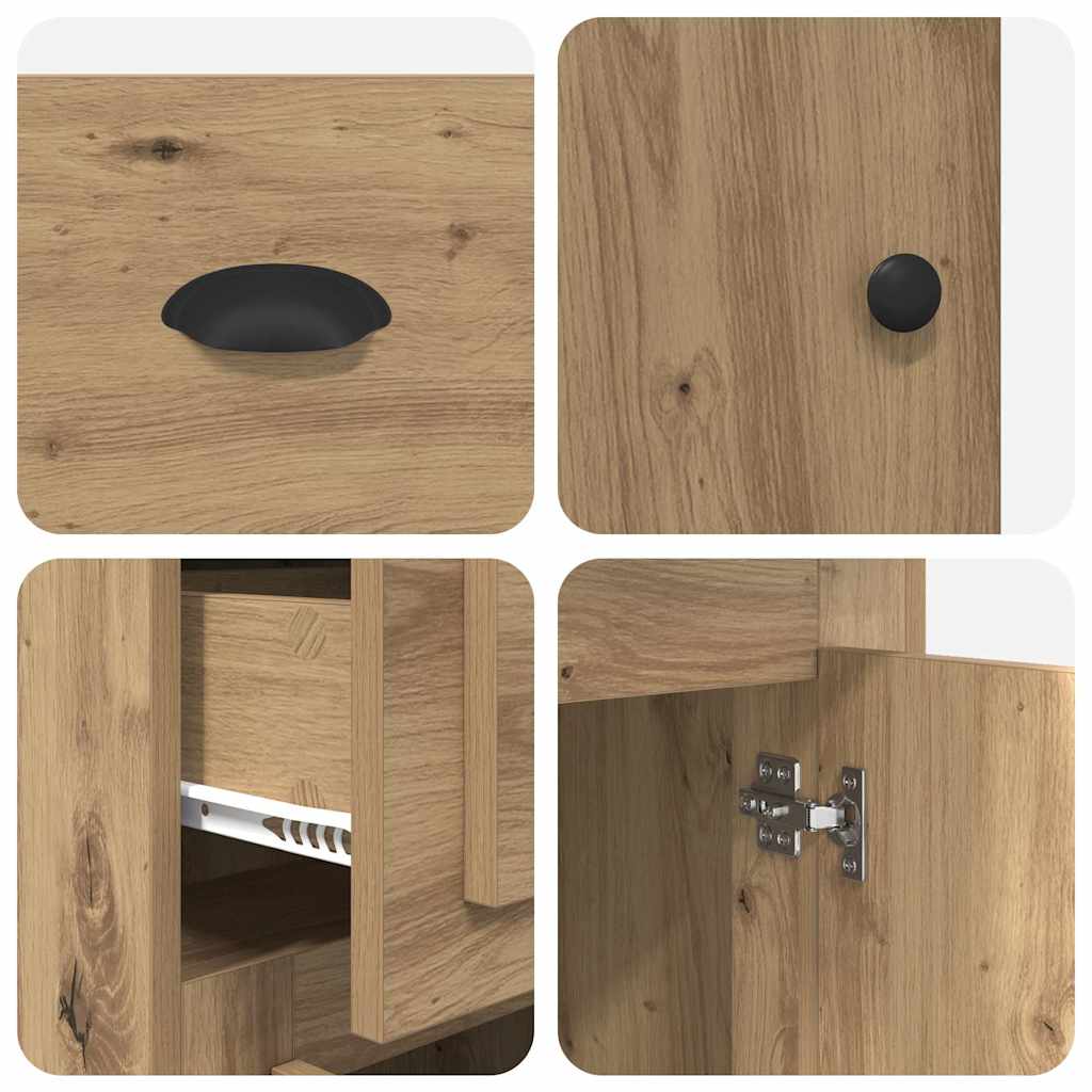 Mobile laterale Rovere artigianale 40 x 50 x 75 cm | homemem39