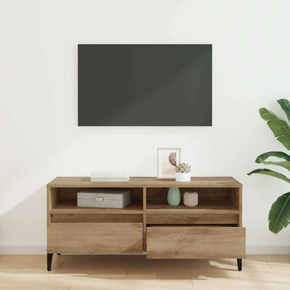 Mobile TV con cassetto Rovere artigianale 100 x 34,5 x 44,5 cm