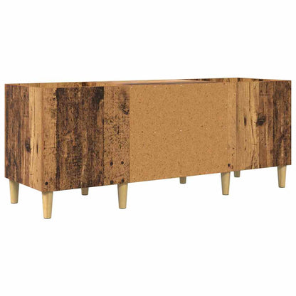 Mobile porta vinili Legno vecchio 121 x 38 x 48 cm