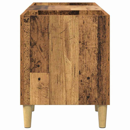 Mobile porta vinili Legno vecchio 121 x 38 x 48 cm