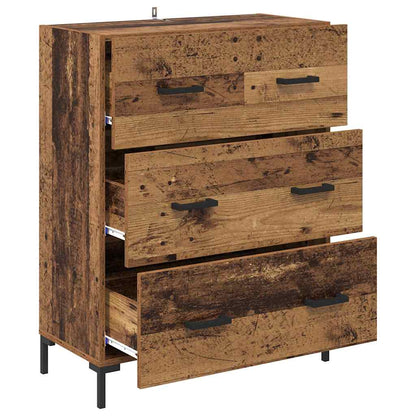 Credenza con cassetto Legno vecchio 69,5 x 34 x 90 cm