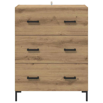 Credenza con cassetto Rovere artigianale 69,5 x 34 x 90 cm