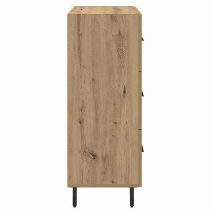 Credenza con cassetto Rovere artigianale 69,5 x 34 x 90 cm