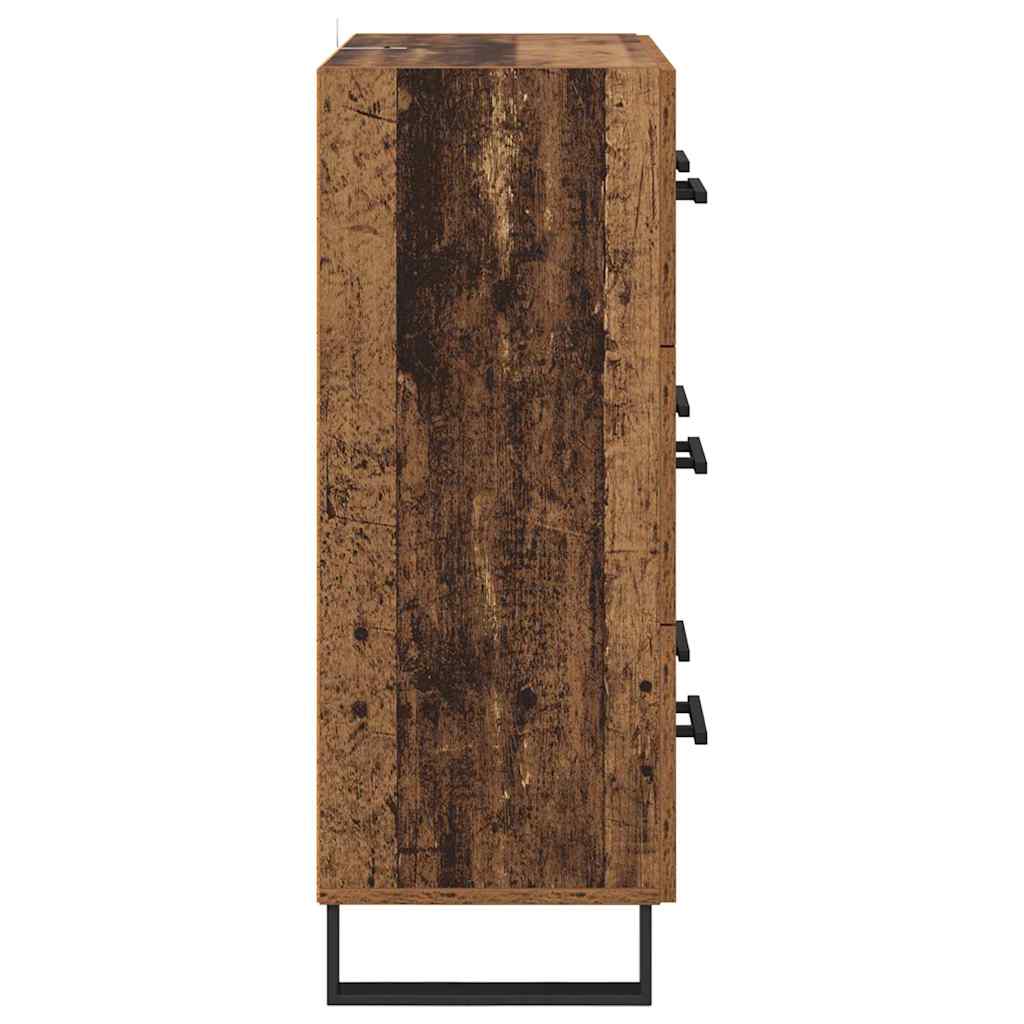 Credenza con cassetto Legno vecchio 69,5 x 34 x 90 cm