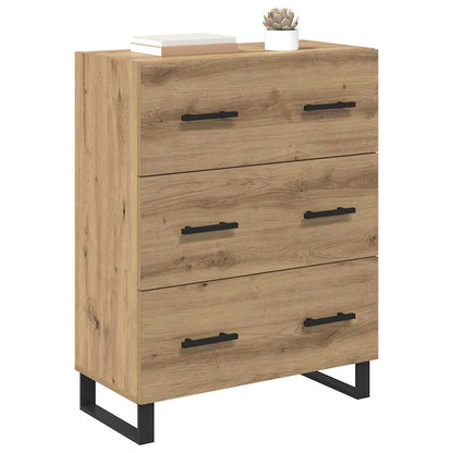 Credenza con cassetto Rovere artigianale 69,5 x 34 x 90 cm