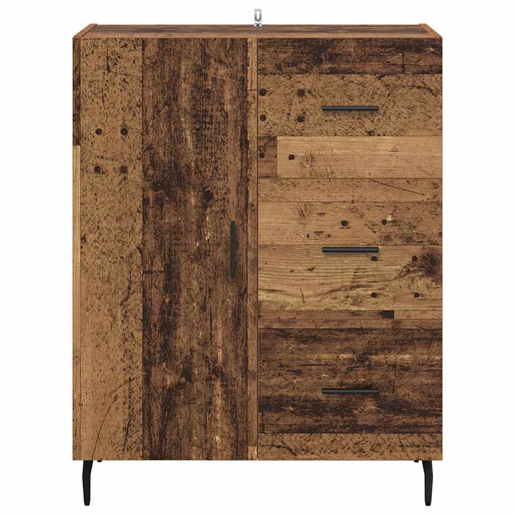 Credenza con cassetto Legno vecchio 69,5 x 34 x 90 cm