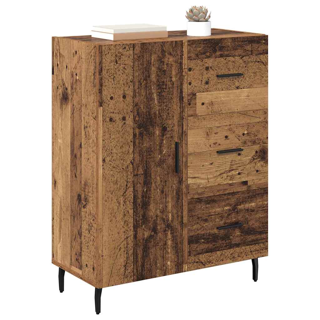 Credenza con cassetto Legno vecchio 69,5 x 34 x 90 cm