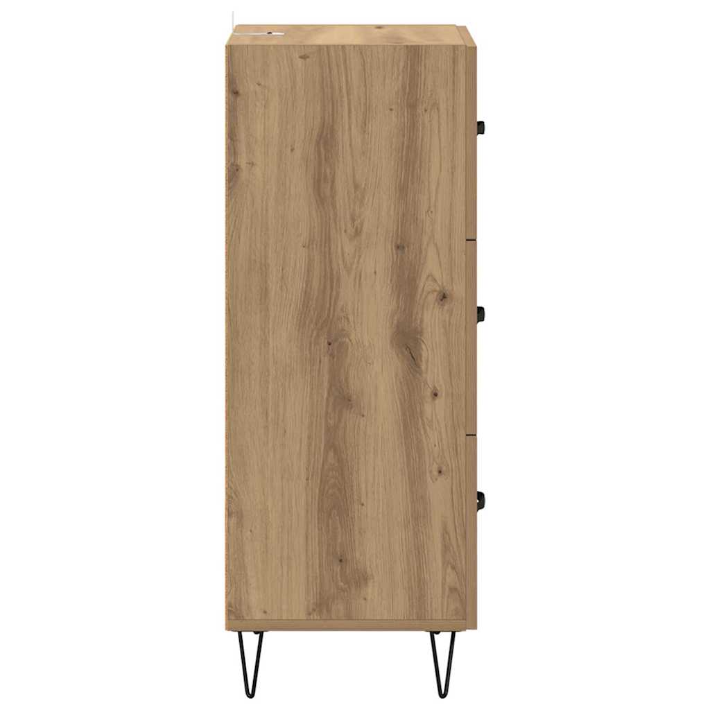 Credenza rovere artigianale 34 x 34.5 x 90 cm Legno multistrato