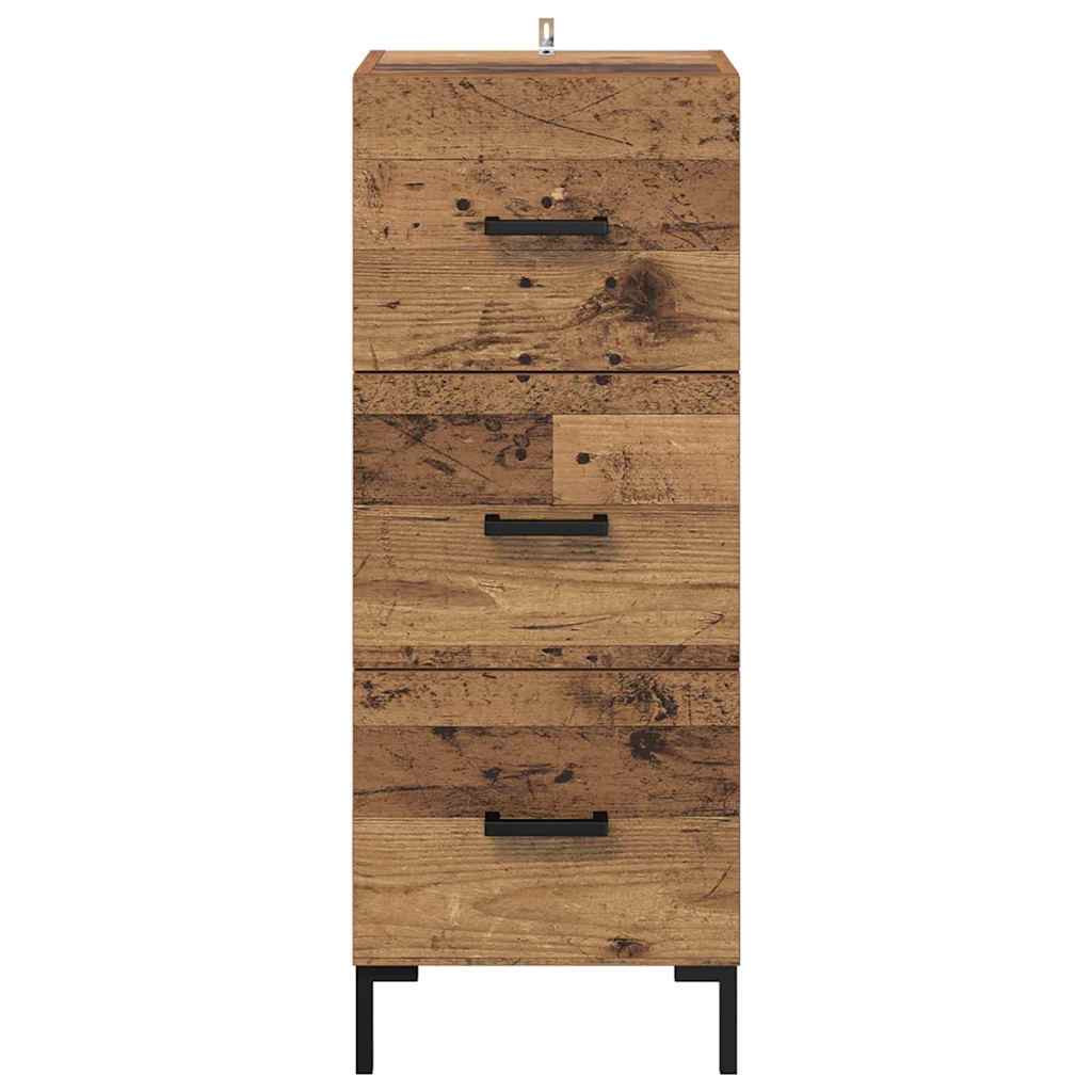 Credenza Legno vecchio 34,5 x 34 x 90 cm Legno multistrato