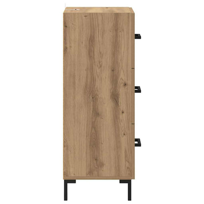Credenza Rovere artigianale 34,5 x 34 x 90 cm Legno multistrato
