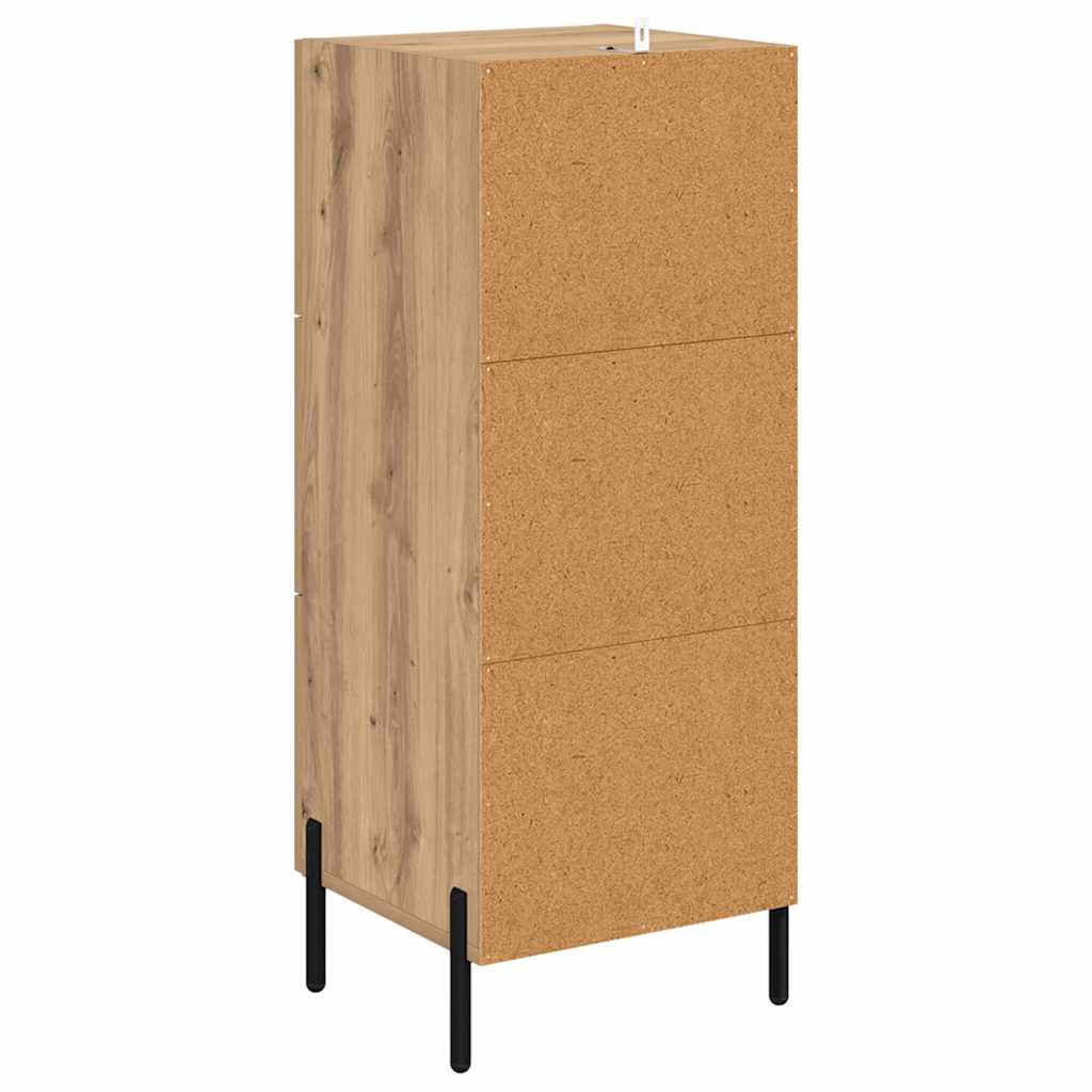 Credenza rovere artigianale 34 x 34,5 x 90 cm Legno multistrato