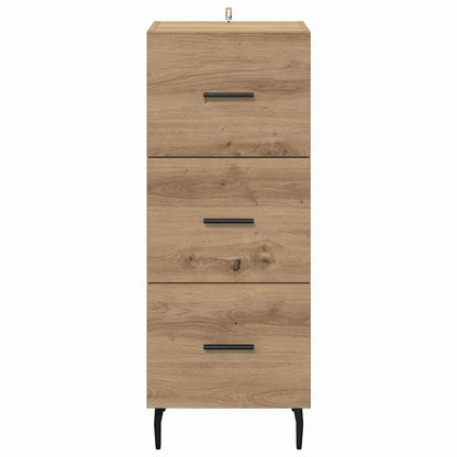 Credenza rovere artigianale 34 x 34,5 x 90 cm Legno multistrato