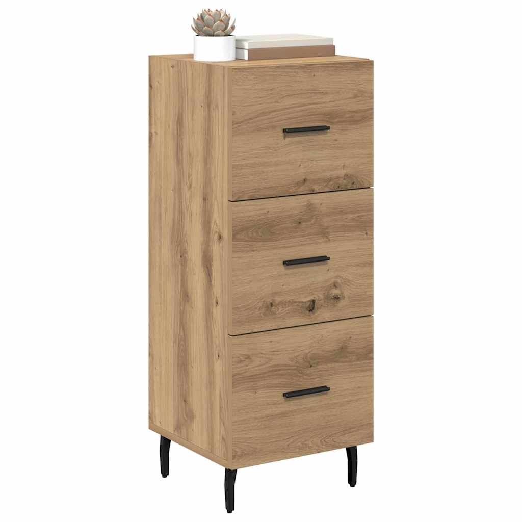 Credenza rovere artigianale 34 x 34,5 x 90 cm Legno multistrato