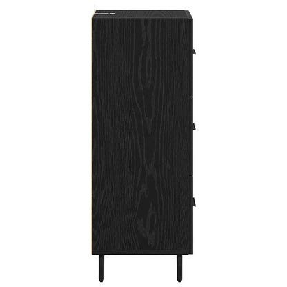 Credenza Rovere nero 34 x 34,5 x 90 cm Legno multistrato