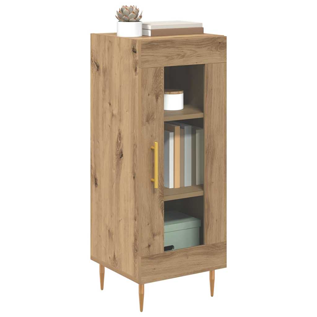 Credenza rovere artigianale 34 x 34,5 x 90 cm Legno multistrato